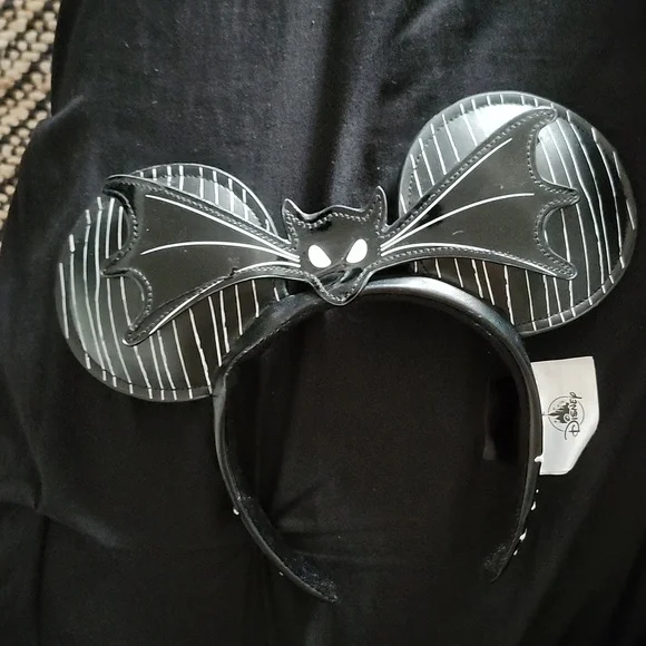SOLD: Nightmare Before Christmas Disney Mickey Ears Headband - Picture 1 of 5